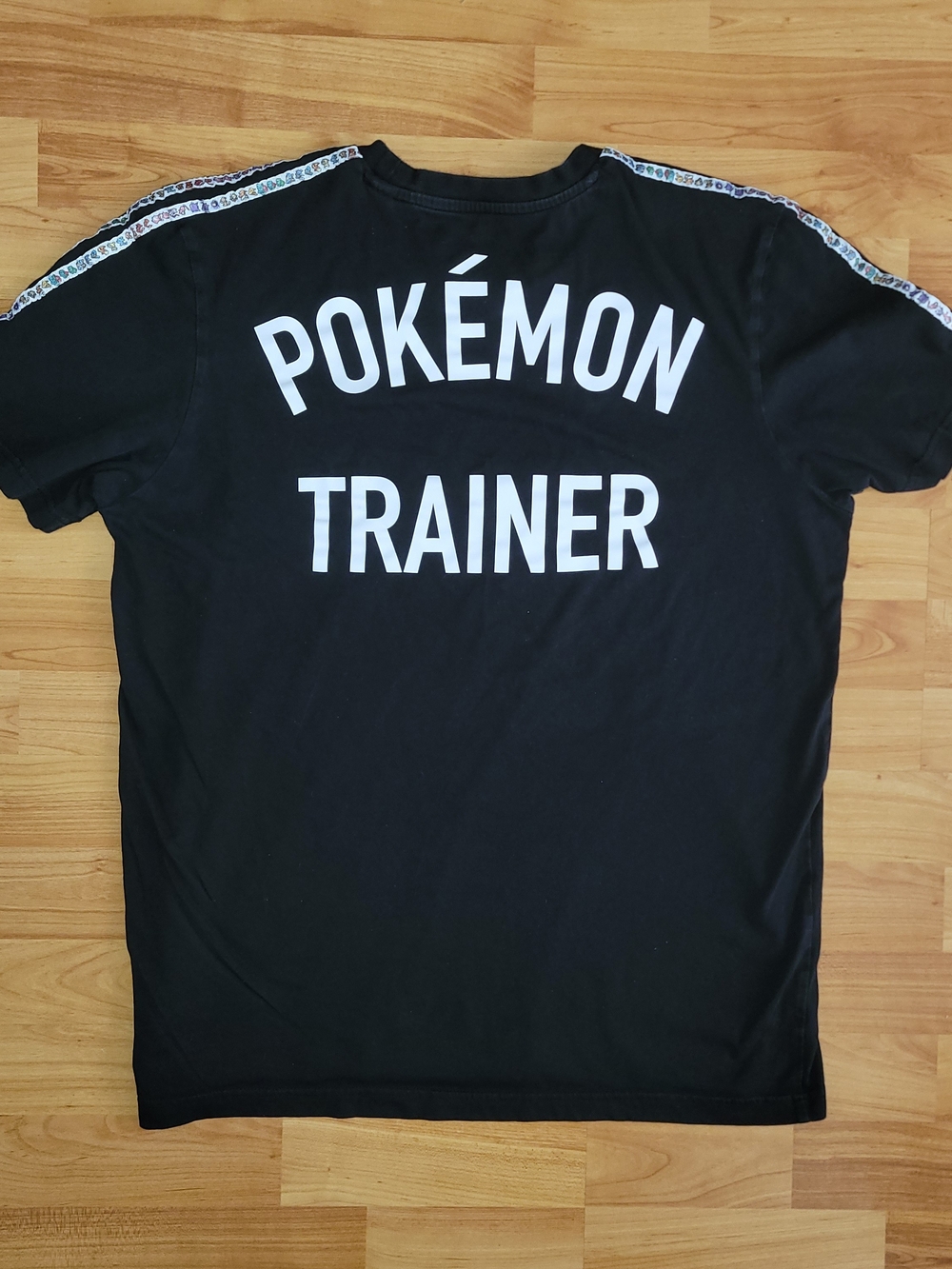 Adidas Pokemon Trainer Shirt Men's Med/Large Pikachu Gengar Ash Catch Em Black